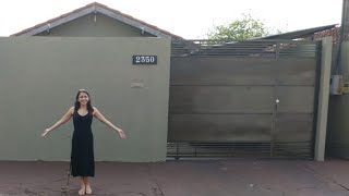 Tour na parte externa da minha CASA minimalista após a pintura - mimalismo