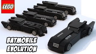 Custom Lego Batman the Animated Series Batmobile Evolution!