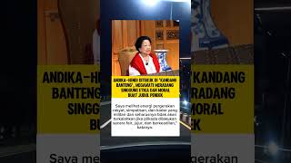 "Andika-Hendi Kalah, Megawati Soroti Etika dan Moral"#ytshorts