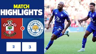 Southampton vs Leicester City (2-3) Highlights | Premier League | leicester southampton | Ayew Goal