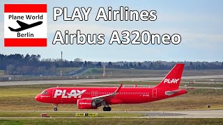 PLAY Airlines Airbus A320neo *TF-PPE* takeoff from Berlin Brandenburg Airport