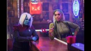 Michael Paul as"Shriv" the Andorian - Star Trek: Picard Launch