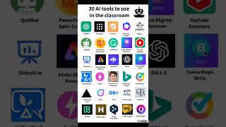 30 AI tools to use in your classroom.