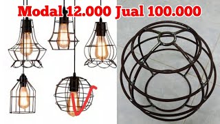 Membuat Gantungan Lampu Kafe || Welder Kidal