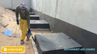 How to clean under boundary wall foundations precast #BuildingConstruction #Constructionindustry