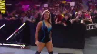 WWE Six Diva Tag Team Match Alicia fox & Natalya & Beth Phoniex vs Layla & Kaitlyn & Eve 2012