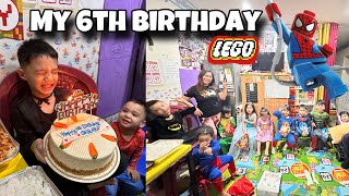 Skylar's 6th Birthday at Homecare | Superheroes costume | Lego Birthday Theme