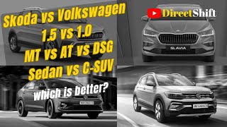 First time VW Skoda Car Buyer ? Must Watch before buying 👉 Skoda vs VW | MT vs AT | 1.0 vs 1.5