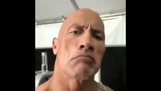 The rock sus eyebrows original meme.