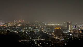 台北景點｜重陽亭，夜景也太美了吧!!士林內湖親山大道，剪刀石山金面山繼續走就可以到啦~台北爬山/好拍視角