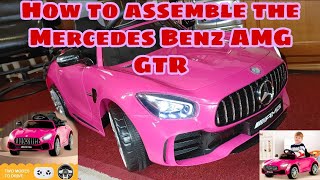 How to Assemble Mercedes Benz AMG GTR Motorized Vehicles with Remote Control, Battery Powered