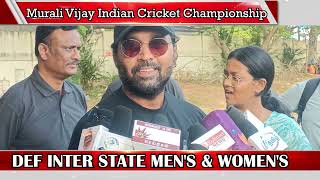 Murali Vijay Indian Cricket Championship | DEF INTER STATE MEN'S & WOMEN'S CRICKET CHAMPIONSHIPDEAF