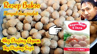 RESEP BAKSO//4kg Daging Ayam,1,5kg Daging Sapi ‼️@Nasirchannel39