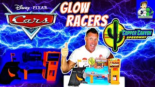 Disney Pixar Cars Glow Racers Copper Canyon Glowing Garage