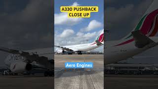 Aircraft pushback closeup #aviationlovers #planespotting #airbus #boeing #aircraftmaintenance