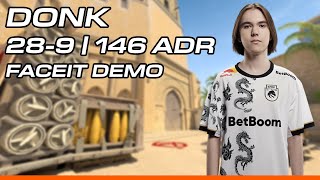 donk (28-9) - CS2 DEMO POV - FACEIT 4700 ELO - MIRAGE