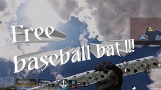 Baseball bat is free and  its insane