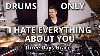 Three Days Grace - I Hate Everything About You (Drums Only Cover)