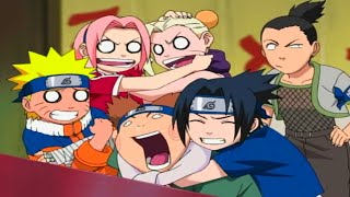 Momentos divertidos de Naruto (El equipo7 quiere conocer el rostro de Kakashi) Español latino.