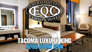 EQC Emerald Queen Casino Hotel Tacoma Luxury King Room Tour Review | Pool and Fitness Center