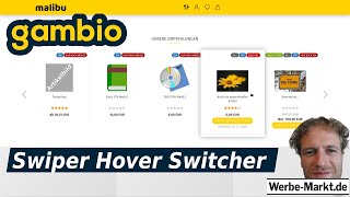 Gambio Bildwechsel in Produktkachel mit dem Swiper Hover Switcher