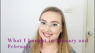 Beauty Haul: What I bought in January and February