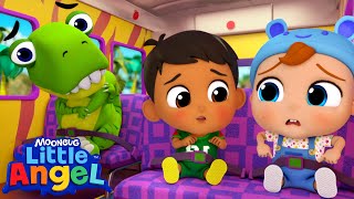 Wheels on the Dinosaur Bus! | Baby John’s Playtime Songs & Nursery Rhymes | Little Angel