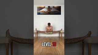 Yujiro’s split, level 1 to 10 ! 😮 #workout #gym #amazing #flexibility #mobility #training #baki