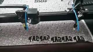 Textile Garment Flying Engraving Laser Machine  (jhx laser)