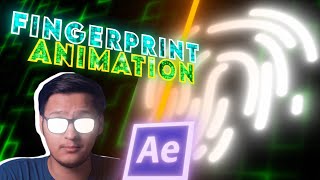 FINGERPRINT animation in After Effects