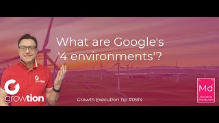 What are Google's '4 environments'?