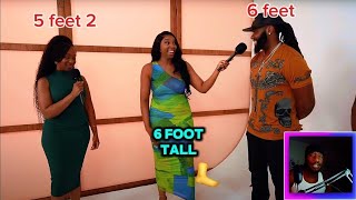 Short girl says Man 6 ft tall is too short for her #poptheballoon