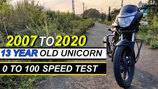 13 Year old unicorn speed test 0 to 100 || unicorn top speed 2020