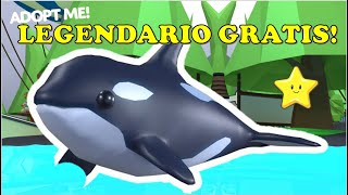 COMO CONSEGUIR✅ NUEVA ORCA LEGENDARIA ¡GRATIS!🌊 adopt me roblox