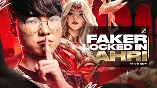 FAKER LOCKS IN AHRI VS KDF ON THE RISE - LCK SUMMER 2024 - T1 VS KDF - CAEDREL