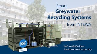 Pre-assembled greywater recycling systems for the commercial sector