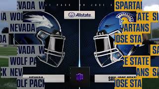 CFB25 Dynasty rebuild with San Jose State S2W9 Vs Nevada! I want revenge!