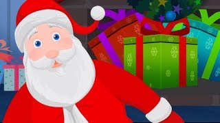 Santa Claus Down The Chimney | Christmas Song | Nursery Rhyme