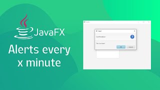 JavaFX -  Alerts showing every 5 seconds