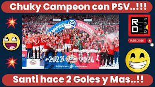 Chuky Lozano es Campeon con el PSV......