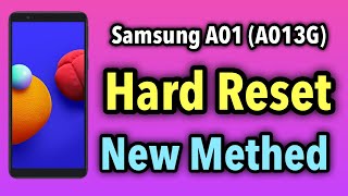 Hard Reset Samsung Galaxy A01 Core (SM-A013G) | Samsung Galaxy A01 Core Hard Reset |