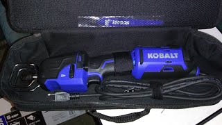 Kobalt 6 amp corded Reciprocating saw. on boxing review🌎