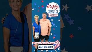 4th of July  - Freedom to Breathe Sale at Oxygen Concentrator Store!