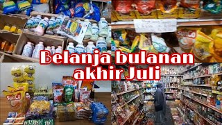 #groceryshopping Belanja Bulanan Grosiran Hemat Akhir Juli 2022 - bongkar belanjaan@momsfarizi5313