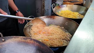 SOLID na Pancit Bihon and Canton with LECHON | FILIPINO STREET FOOD