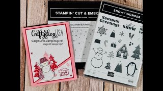 8 Weeks of Christmas Series - Week 3 featuring Stampin Up! Super easy Angle card