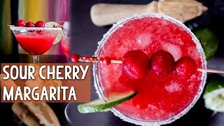 SOUR CHERRY MARGARITA Recipe | Summer Cocktails Recipe