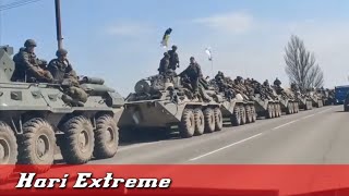 Российская военная колонна в сторону Донбасса