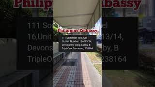 How to go to Philippine Embassy Singapore via train (MRT)