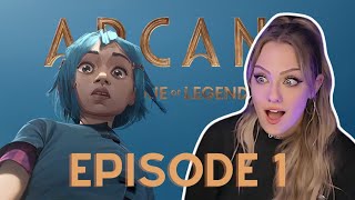 She put WHAT in her pocket??? | NEW Anime Fan reacts to Arcane Ep. 1